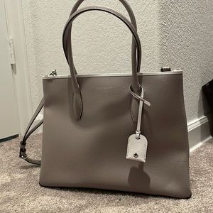 Kate spade light grey shoulder bag